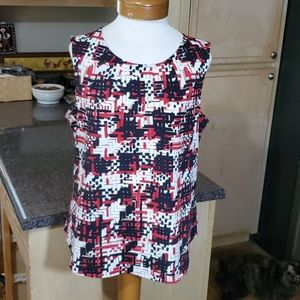 Talbots Sleeveless Blouse Size 12